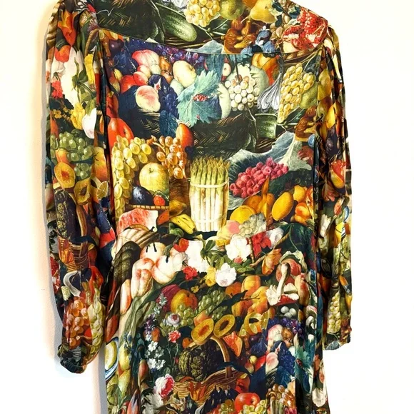 Samantha Pleet banquet dress in harvest print - Picture 12 of 13